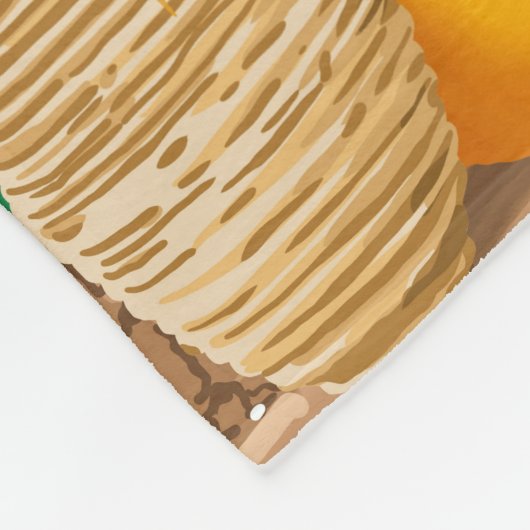 Leven in de zon fleece deken (Hoek)