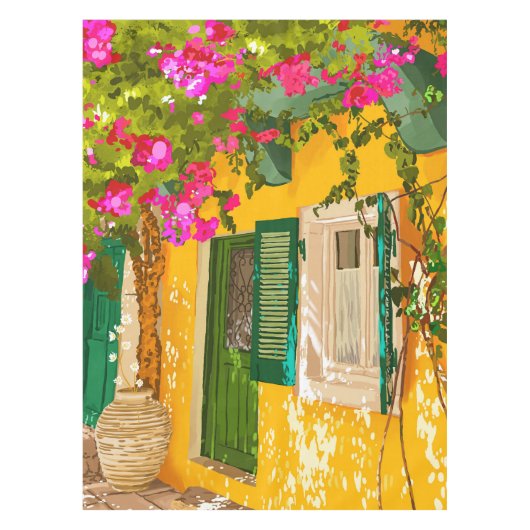 Leven in de zon tafelkleed (Voorkant)