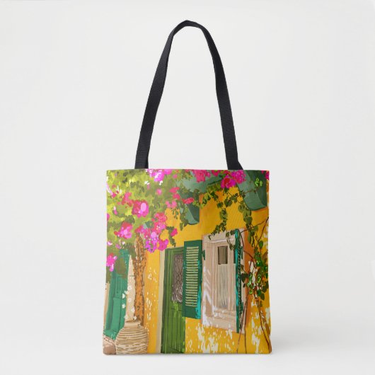 Leven in de zon tote bag (Voorkant)