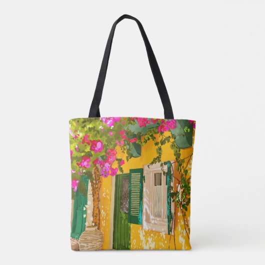 Leven in de zon tote bag (Achterkant)