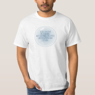 Leven in een bubbel mannen t-shirt
