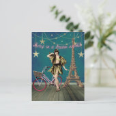 Leven in een droomwereld met funeste gewijzigde ku briefkaart (Staand voorkant)