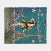 Leven in een droomwereld met funeste gewijzigde ku fleece deken (Voorkant (Horizontaal))