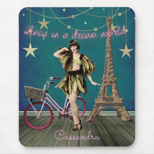 Leven in een droomwereld met funeste gewijzigde ku muismat (Voorkant)