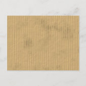 Leven in een Grungy Dirty Beat-up Worn Cardboard B Briefkaart (Voorkant)