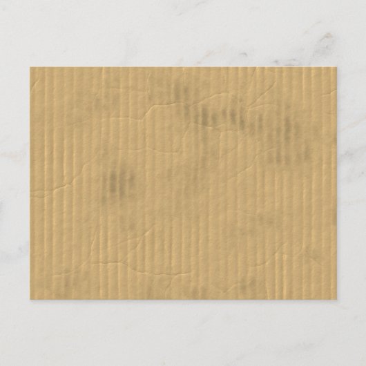 Leven in een Grungy Dirty Beat-up Worn Cardboard B Briefkaart (Voorkant)