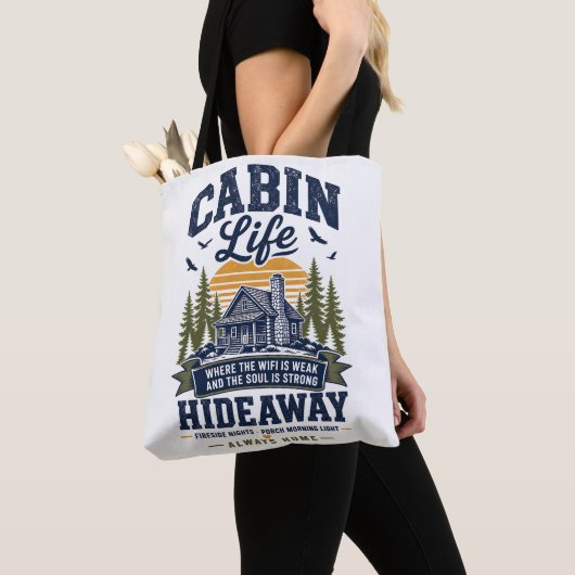 Leven in een hutje tote bag (Dichtbij)