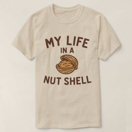 Leven in een Notendop T-shirt (Design voorkant)