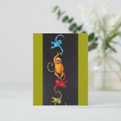 Leven in een plastische wereld briefkaart (Staand voorkant)