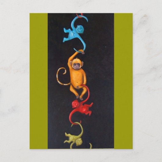 Leven in een plastische wereld briefkaart (Voorkant)