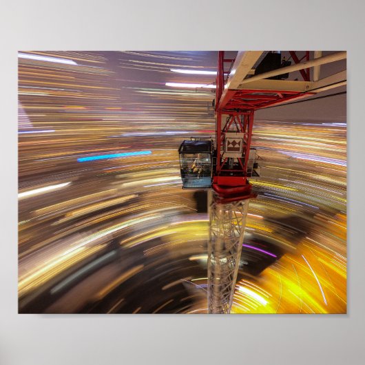 Leven in een torenkraan poster (Voorkant)