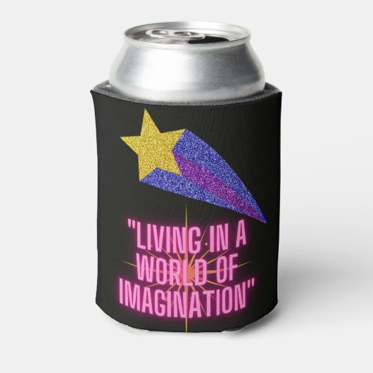 LEVEN IN EEN WERELD VAN VERBEELDING BLIKJESKOELER (Blikje Achterkant)