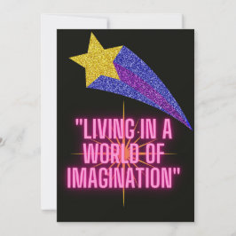 LEVEN IN EEN WERELD VAN VERBEELDING FEESTDAGENKAART