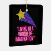 LEVEN IN EEN WERELD VAN VERBEELDING KERAMISCH ORNAMENT (Rechts)