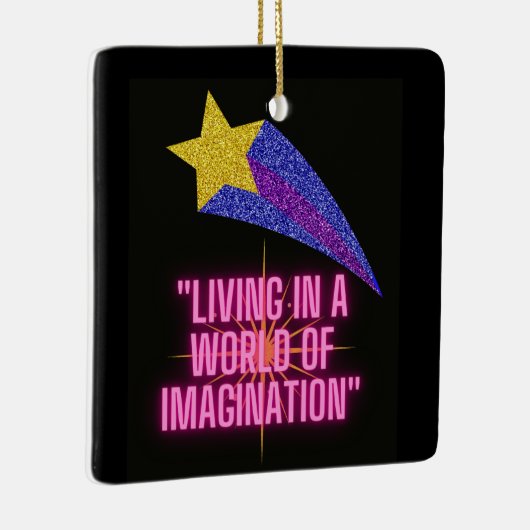 LEVEN IN EEN WERELD VAN VERBEELDING KERAMISCH ORNAMENT (Rechts)