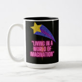 LEVEN IN EEN WERELD VAN VERBEELDING TWEEKLEURIGE KOFFIEMOK (Links)