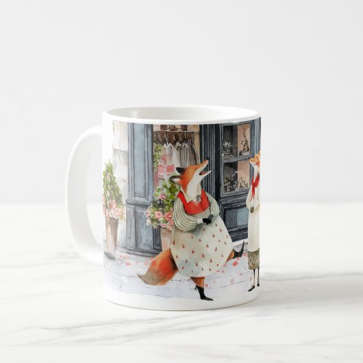 Leven in Fox Town Serie - Grappige Grappen Koffiemok (Voorkant links)