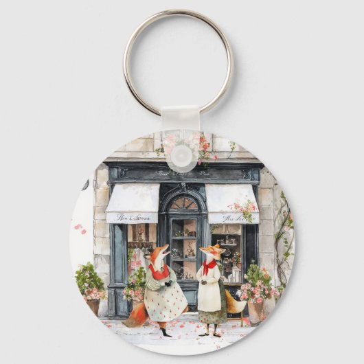 Leven in Fox Town Serie - Grappige Grappen Sleutelhanger (Voorkant)