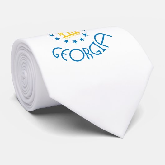 Leven in Georgië Stropdas (Opgerold)