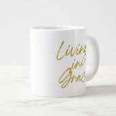 Leven in Grace 20 oz Jumbo Mok (Voorkant rechts)