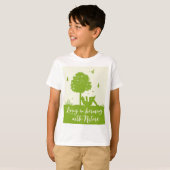 Leven in harmonie in Natuur T-shirt (Voorkant volledig)