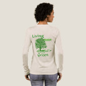 Leven in het Groen Tri-Blend Shirt (Achterkant)