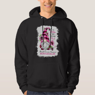 Leven in het onderwijs in oktober Draag we roze - Hoodie
