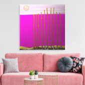 Leven in het Paradijs Canvas Afdruk (Insitu (Woonkamer))