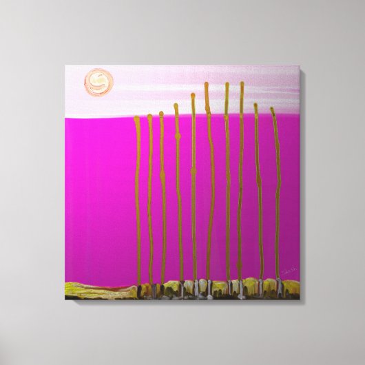 Leven in het Paradijs Canvas Afdruk (Voorkant)