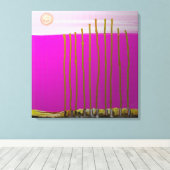 Leven in het Paradijs Canvas Afdruk (Insitu (Houten vloer))