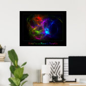Leven in het paradijs van Raver Poster (Thuiskantoor)