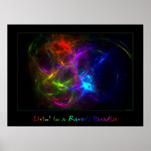 Leven in het paradijs van Raver Poster