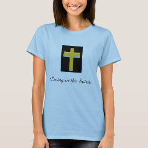 Leven in het T-shirt voor de spits/kruising