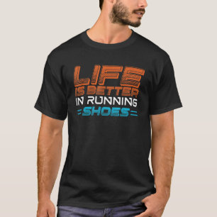 Leven in lopende schoenen t-shirt