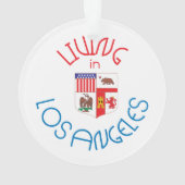 Leven in Los Angeles Ornament (achterkant)