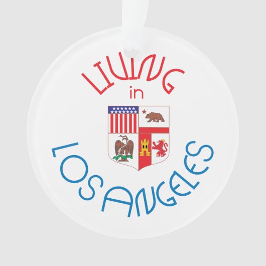 Leven in Los Angeles Ornament (voorkant)