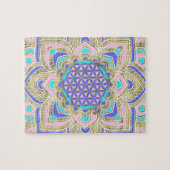 Leven in Lotus Pastels en Gold Legpuzzel (Horizontaal)