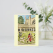 Leven in Merry England, Canterbury kathedraal cloi Briefkaart (Staand voorkant)