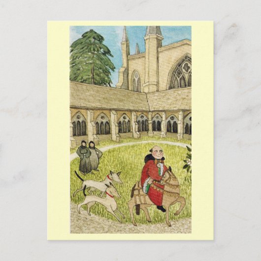 Leven in Merry England, Canterbury kathedraal cloi Briefkaart (Voorkant)