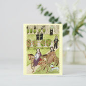 Leven in Merry England, Nuns Briefkaart (Staand voorkant)