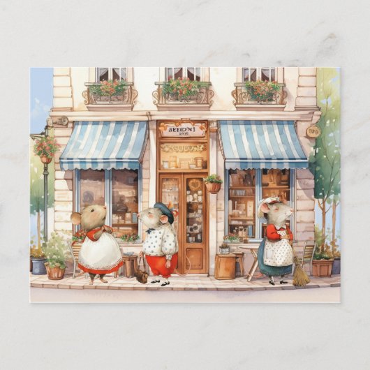 Leven in Mice Town - Leven als gewoonlijk Briefkaart (Voorkant)
