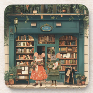 Leven in Mice Town - Mevrouw Otis & Mevrouw Luna Bier Onderzetter