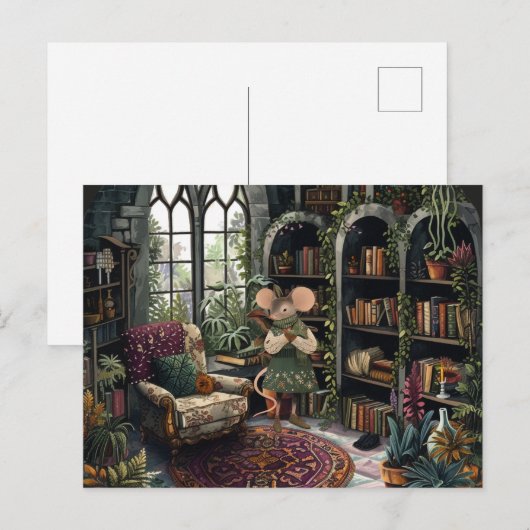 Leven in Mice Town - Mijn gelukkige plek Briefkaart (Voorkant / Achterkant)