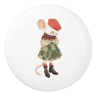 Leven in Mice Town Serie # 7 Keramische trekker Knop
