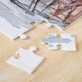 Leven in Mice Town-serie - Dames praten Legpuzzel (Zijkant)