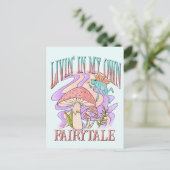 Leven in mijn eigen sprookje briefkaart (Staand voorkant)
