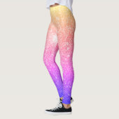 Leven in mousserende kleuren leggings (Links)
