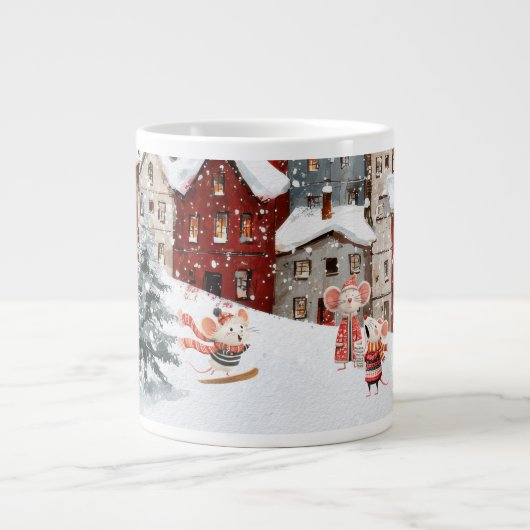 Leven in Muizenstad - Het is winter! Speciale mok (Voorkant)