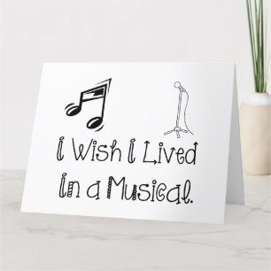 leven in muziek bedankkaart