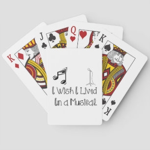 leven in muziek pokerkaarten